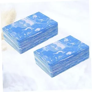 4 Pcs Yoga Wedge Block Fitness Foam Block Meditation Stripe Yoga Brick Foam Blocks Eco Yoga Block Camouflage Yoga Blocks Eva Yoga Bricks Fitness Bricks Practice Bricks Travel Soft