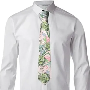 Yilad Floral tie for men full Printed Men’s Necktie Fashion Causal Narrow flower Skinny wide tie