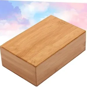 Yoga Wooden Brick 1pc Bamboo s Wood Yoga Blocks Yoga Training Kit Pilates Block Yoga Training Brick Yoga Auxiliary Brick Wooden Balance Block Brick Yoga Props Blocks