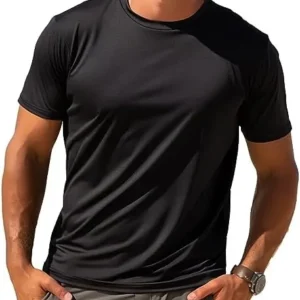 YumiDay Mens Workout Shirts Dry Fit, Mens Running Shirt Athletic Shirts Moisture Wicking Crew Neck Gym T-Shirts Short Sleeve