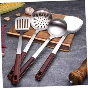 Zerodeko Kitchen Utensil 1 Set 7 Pcs Seven Piece Kitchen Set Anti-scald Stainless Steel Gadgets Baking Spatula