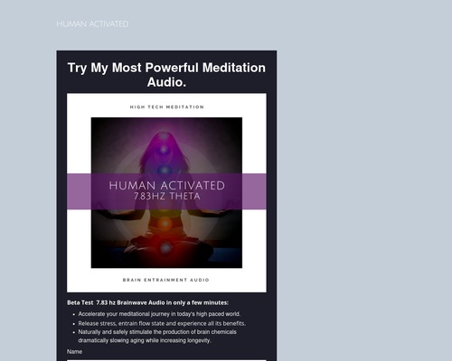 Try my most powerful meditation audio